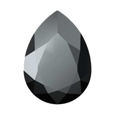 4320 6 x 4 mm Jet Hematite - 360 pcs