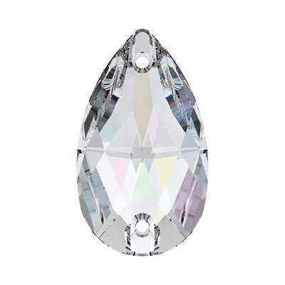 3230 12 x 7 mm Crystal AB F - 96 pcs