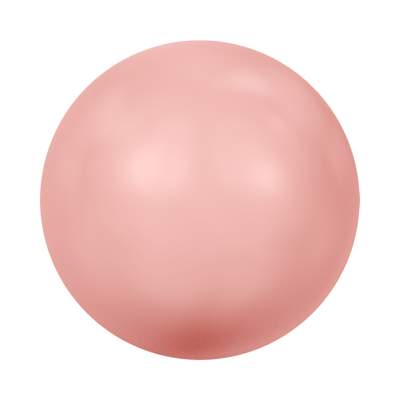 5817 6 mm Crystal Pink Coral Pearl - 250 pcs