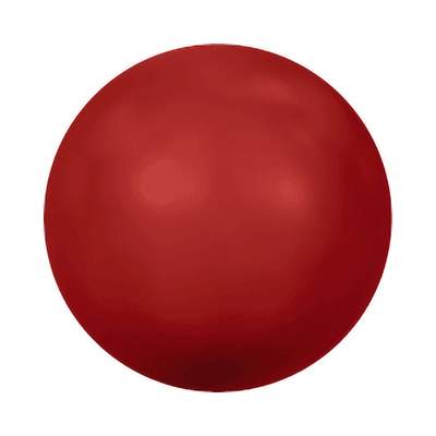 5817 10 mm Crystal Red Coral Pearl - 250 pcs