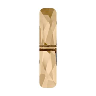 5534 19 x 5 mm Crystal Golden Shadow - 72 pcs