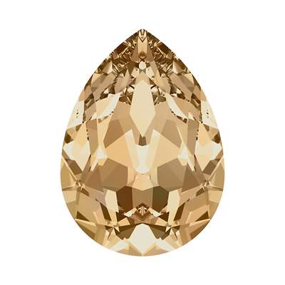 4320 10 x 7 mm Crystal Golden Shadow F - 144 pcs