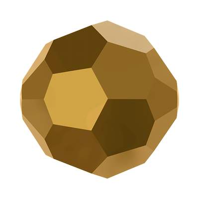 5000 8 mm Crystal Dorado 2X - 288 pcs