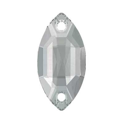 3752 18 x 9 mm Crystal Satin F - 48 pcs