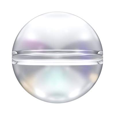 5028/4 6 mm Crystal AB - 360 pcs