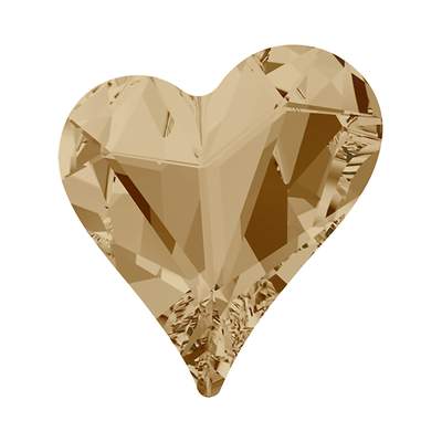 4809 13 x 12 mm Crystal Golden Shadow F - 72 pcs