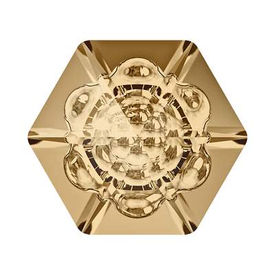 4681 14 mm Crystal Golden Shadow F - 72 pcs