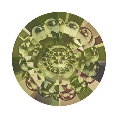 1681 12 mm Crystal Luminous Green F - 72 pcs