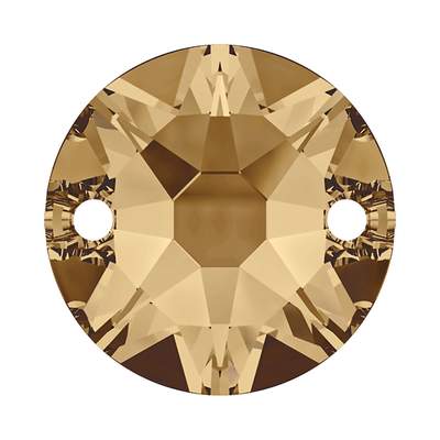 3288 8 mm Crystal Golden Shadow F - 144 pcs
