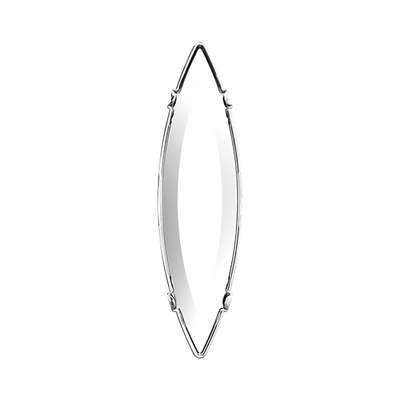 4200/S 48 x 13 mm Rhodium 1PH2OH - 6 pcs