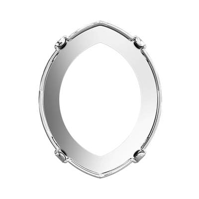 4224/S 23 x 18 mm Rhodium 1PH2OH - 20 pcs