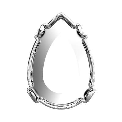 4320/S 10 x 7 mm Rhodium 1PH2OH - 144 pcs