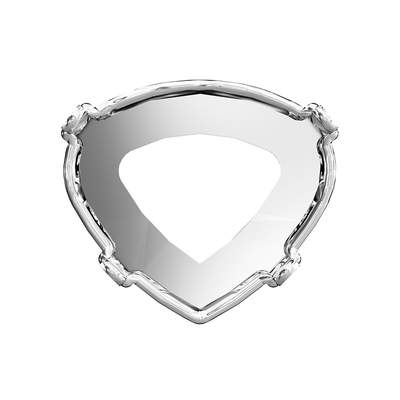 4370/S 11 x 10 mm Rhodium 1PH2OH - 144 pcs