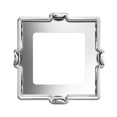 4447/S 8 mm Rhodium 3PH2OH - 144 pcs