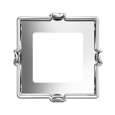 4447/S 12 mm Rhodium 1PH2OH - 72 pcs