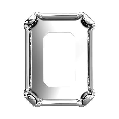 4600/S 8 x 6 mm Rhodium 1PH2OH - 144 pcs