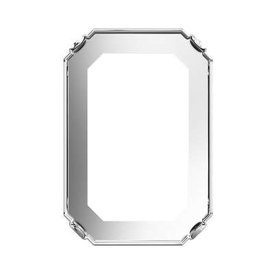 4627/S 37 x 25,5 mm Rhodium 1PH2OH - 12 pcs