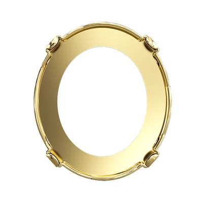 4196/S 23 x 20 mm Gold 1PH2O3 - 16 pcs