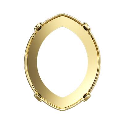 4224/S 23 x 18 mm Gold 1PH2O3 - 20 pcs
