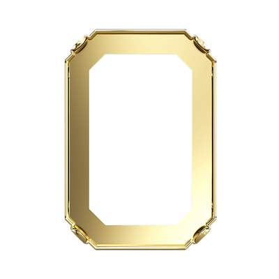 4627/S 37 x 25,5 mm Gold 1PH2O3 - 12 pcs