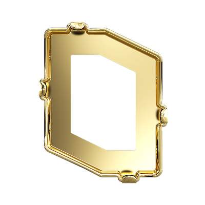 4739/S 20 x 16 mm Gold 1PH2O3 - 72 pcs