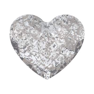 2808 10 mm Crystal Silver Patina M HF - 144 pcs
