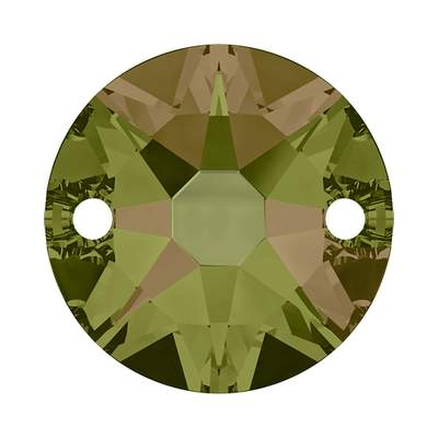 3288 12 mm Crystal Luminous Green F - 72 pcs