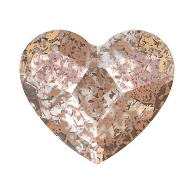 2808 10 mm Crystal Rose Patina M HF - 144 pcs