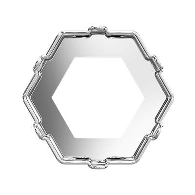 4681/S 18 mm Rhodium 1PH2OH - 48 pcs