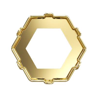 4681/S 18 mm Gold 1PH2O3 - 48 pcs
