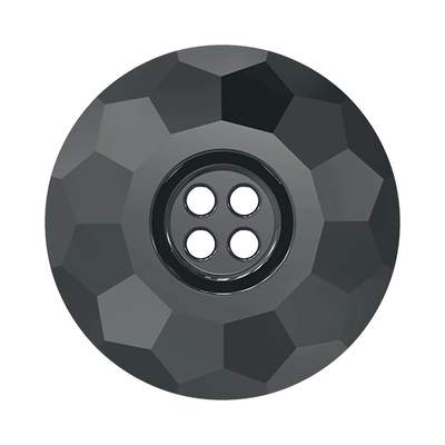 3008 18 mm Jet Hematite - 24 pcs
