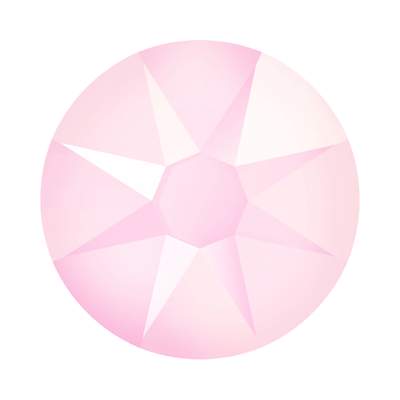 2088 ss 34 Crystal Powder Rose - 144 pcs