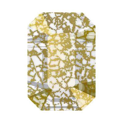 5514 10 x 7 mm Crystal Golden Patina - 96 pcs