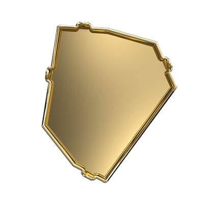 4923/S 38 x 33 mm Brass 1P00CZ - 6 pcs