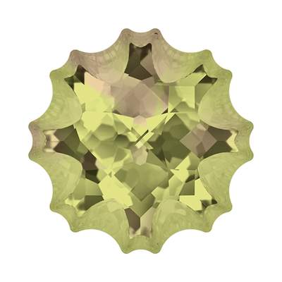4195 22 mm Crystal Luminous Green F - 6 pcs