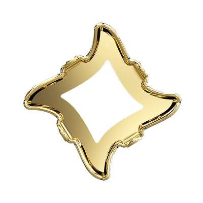 4485/S 6 mm Gold 1PH2O3 - 144 pcs