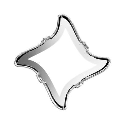 4485/S 10,5 mm Rhodium 3PH2OH - 96 pcs