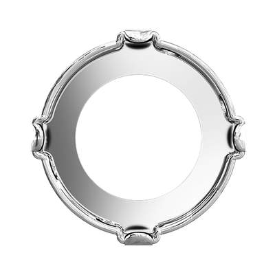 1695/S 10 mm Rhodium 3PH2OH - 72 pcs