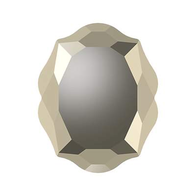 4142 14 x 11 mm Crystal Metallic Light Gold F - 36 pcs