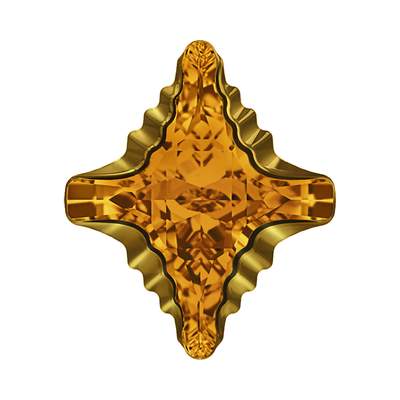 4927 14 x 12 mm Topaz Dorado Z F - 36 pcs