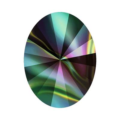 4122 8 x 6 mm Crystal Rainbow Dark F - 180 pcs
