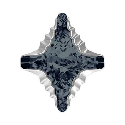 4927 14 x 12 mm Graphite Light Chrome Z F - 36 pcs