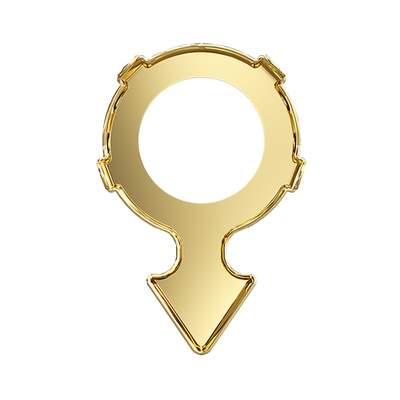 4878/S 30 x 19 mm Gold 1PH2O3 - 10 pcs