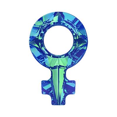 4876 30 x 19 mm Crystal Bermuda Blue F - 10 pcs