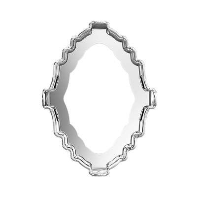4926/S 14 x 10 mm Rhodium 1PH2OH - 36 pcs