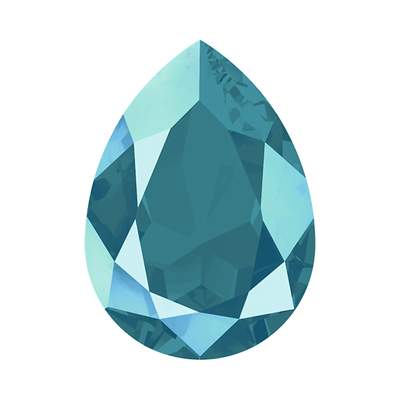 4320 8 x 6 mm Crystal Azure Blue_S - 180 pcs