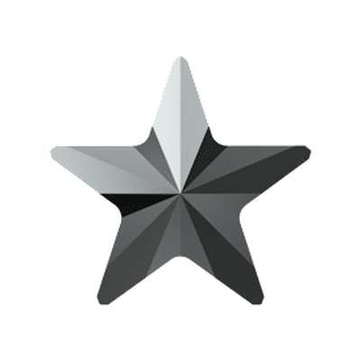 4745 10 mm Jet Hematite F - 144 pcs