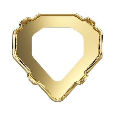 4928/S 12 mm Gold 1PH203 - 24 pcs