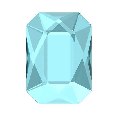 2602 3,7 x 2,5 mm Aquamarine F - 720 pcs