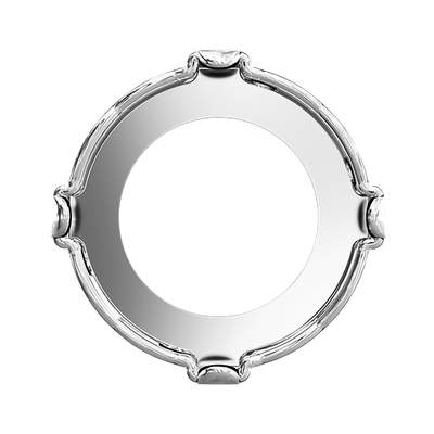 1681/S 16 mm Rhodium 3PH2OH - 48 pcs
